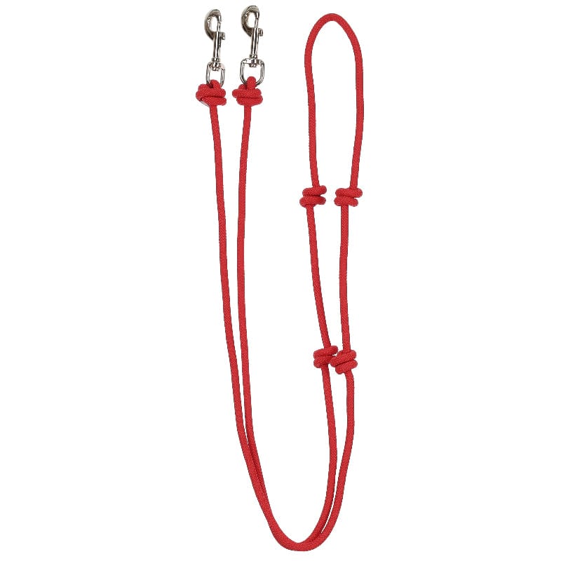 Showman Reins Red Showman Reins Knotted Barrel