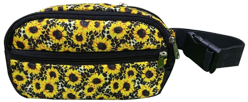 Showman Saddle Accessories Showman Hip Pack (Fanny Pack) with Sunflower & Cheetah Print