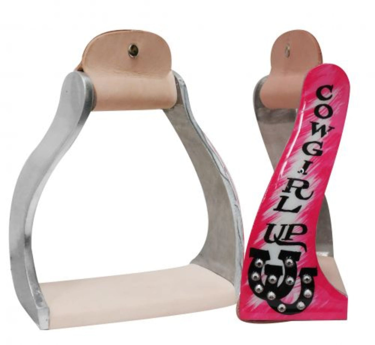 Showman Stirrups Showman Oxbows Lightweight Cowgirl Up