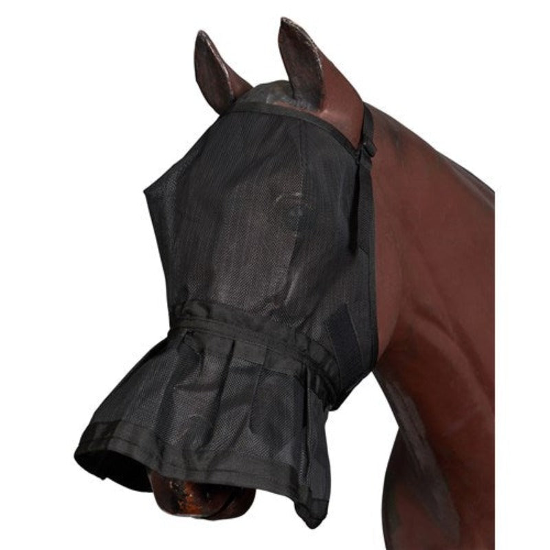 Showmaster Fly Masks & Bonnets Cob / Black Show Master Fly Mask with Skirt Nose