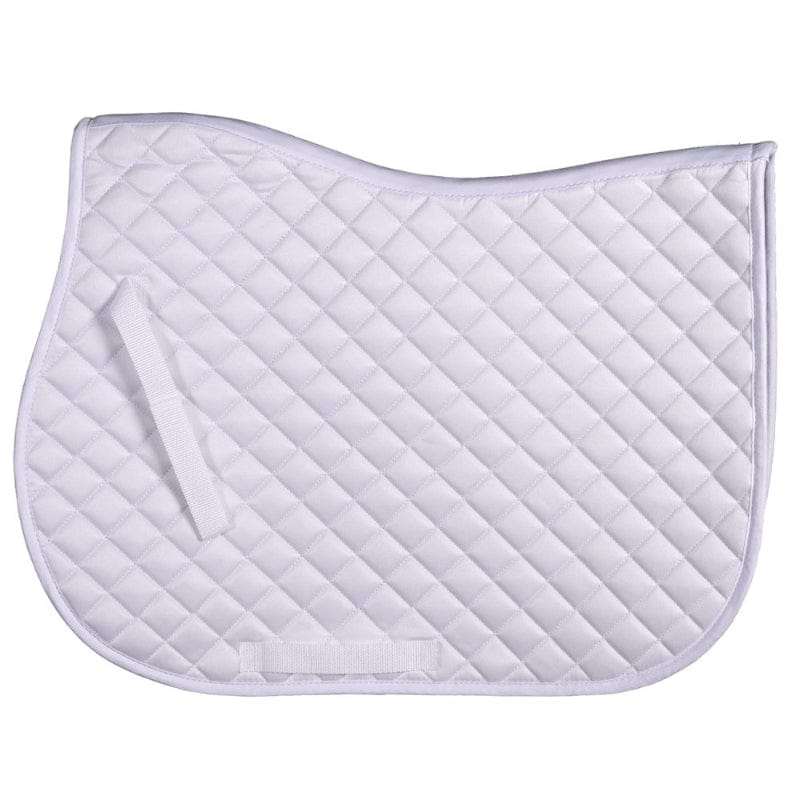 Showmaster Saddle Pads English Full / White Showmaster Saddle Pad GP/Jump