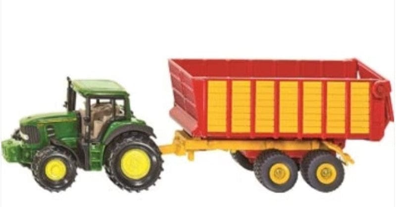 Siku Toys Siku Toys John Deere with Silage Trailer