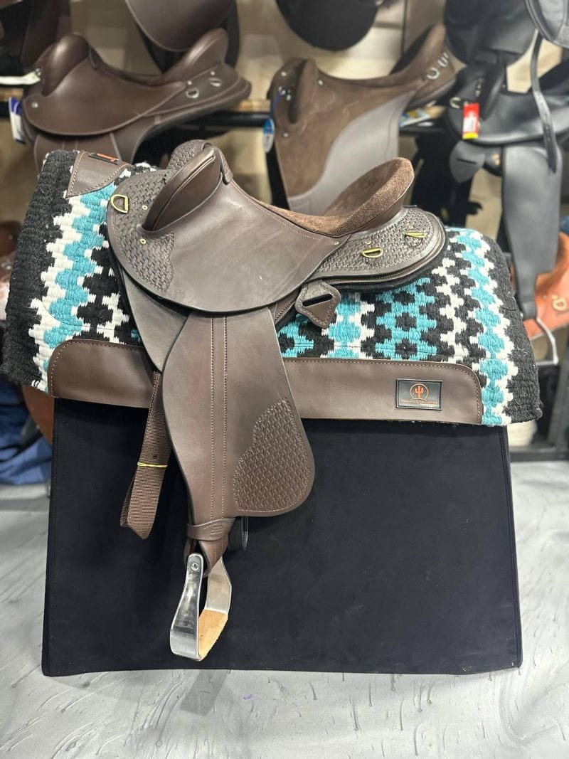 Southern Cross Saddles Southern Cross Competition Half Breed Saddle with Basket Weave Stamp