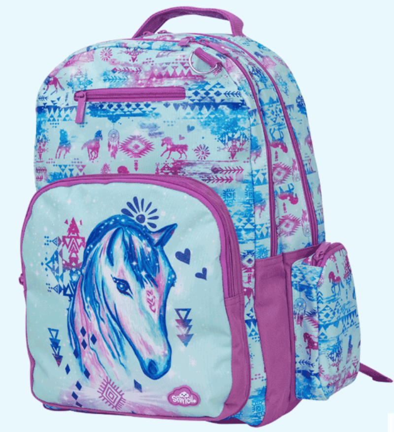 Spencil Back to School Spencil Backpack Big Kids Aztec Horse