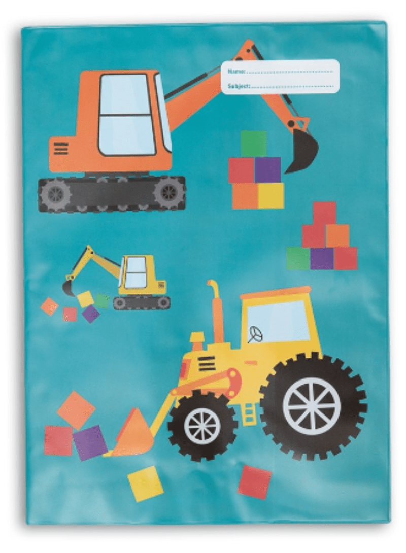 Spencil Back to School Spencil Book Cover A4 Transport Town