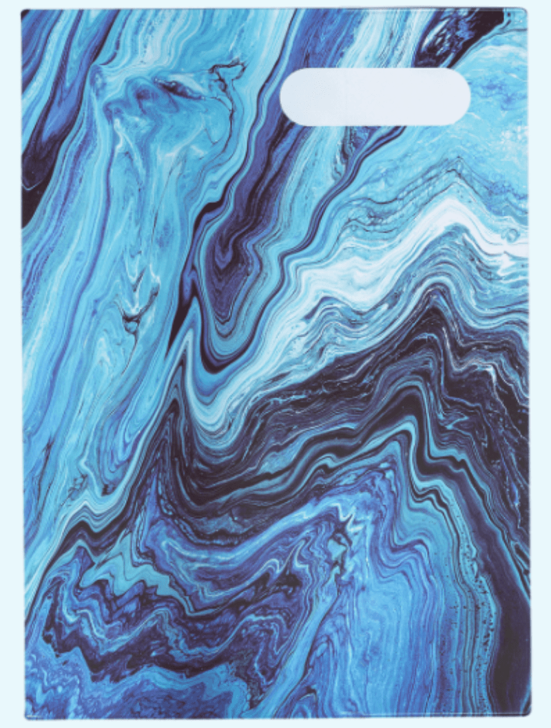Spencil Back to School Spencil Scrapbook Covers Ocean Marble