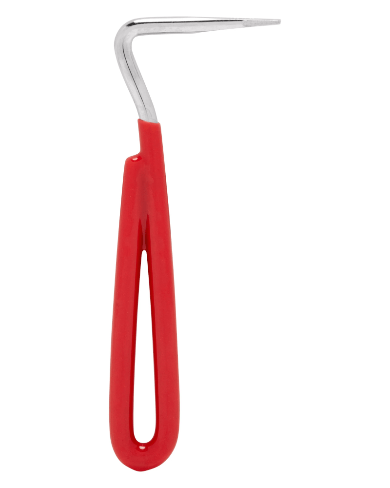 STC Grooming Red Vinyl Hoof Pick