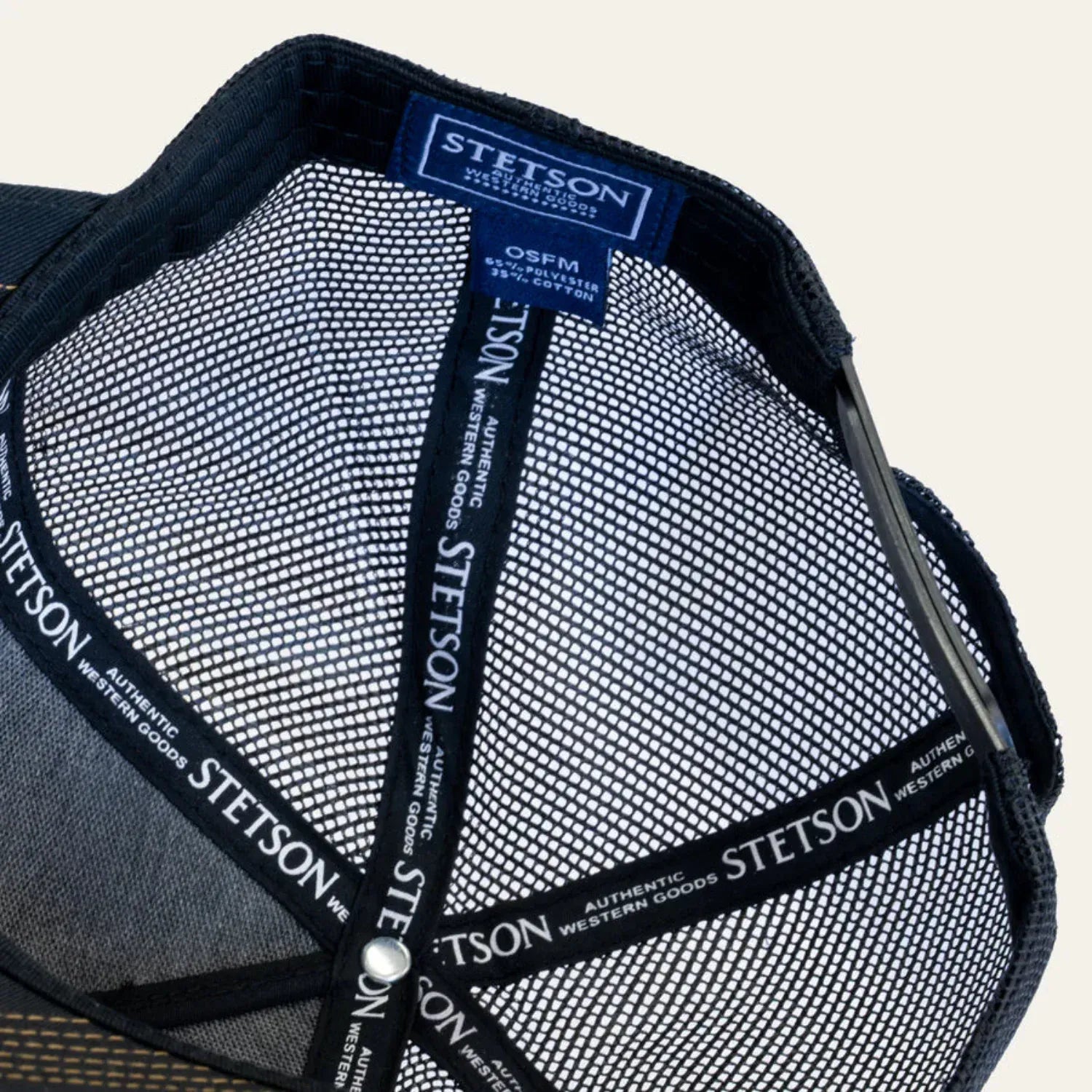 Stetson Caps Blue/Black Stetson Cap Garage Trucker