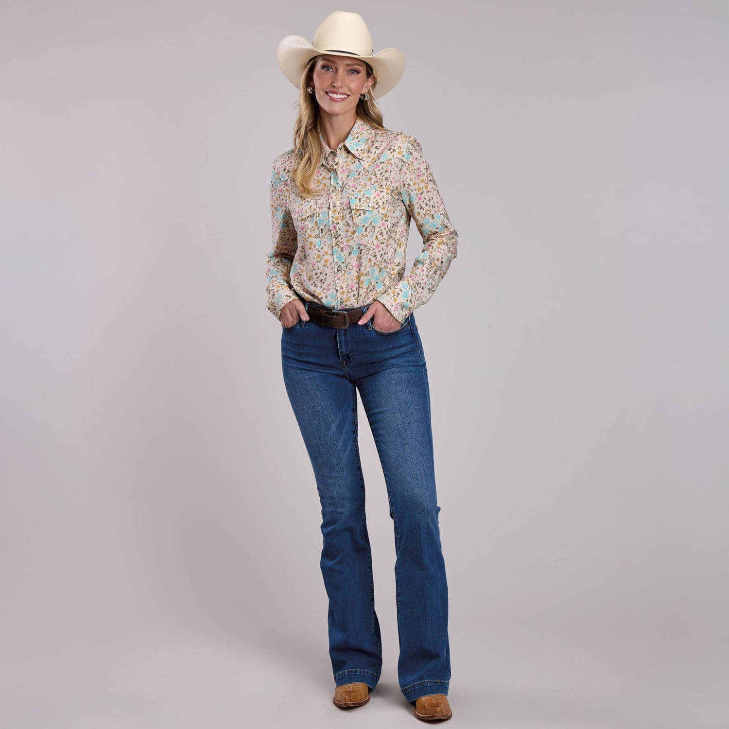 Stetson Womens Shirts Stetson Shirt Womens Collection Print