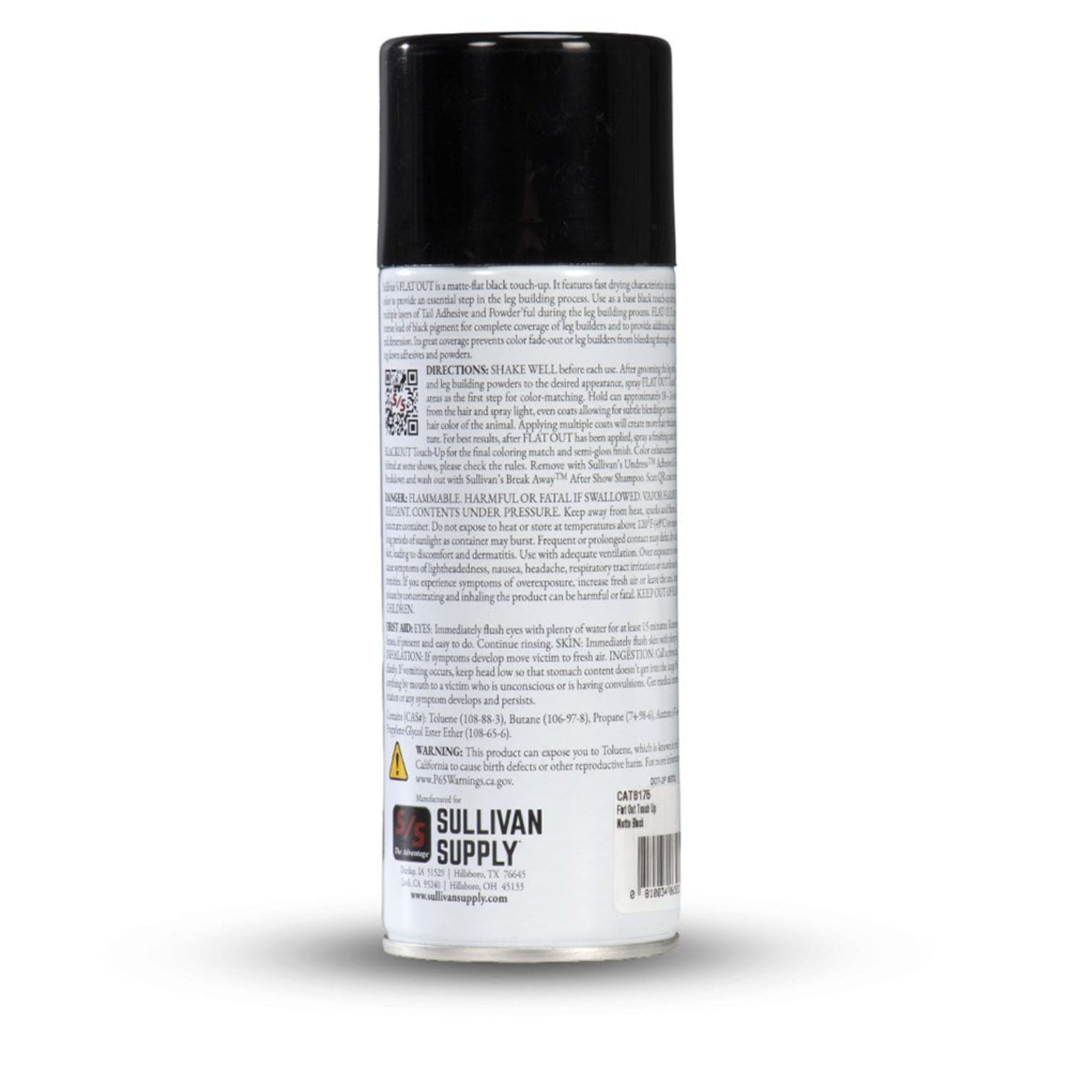 Sullivans Vet - Feed 284g / Matte Black Sullivan's Flat Out Touch Up Spray