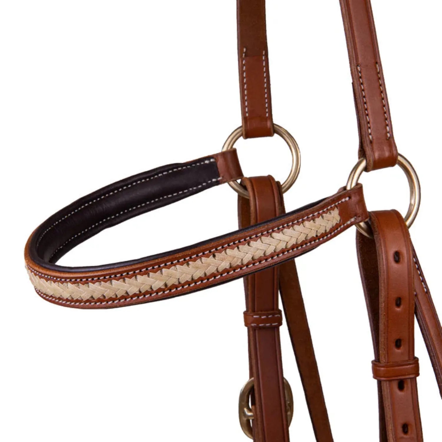 Syd Hill Bridle Accessories Cob / Chestnut Syd Hill Barcoo with Rawhide Browband