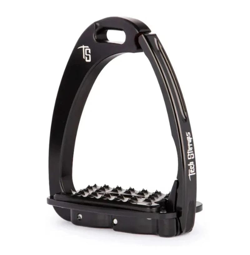 Tech Stirrups Stirrups Black/Black Tech Stirrups Venice Medium Sloped Safety