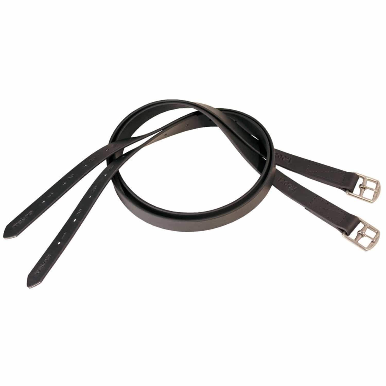 Tekna Stirrup Leathers 95cm / Black Tekna Stirrup Leathers Synthetic