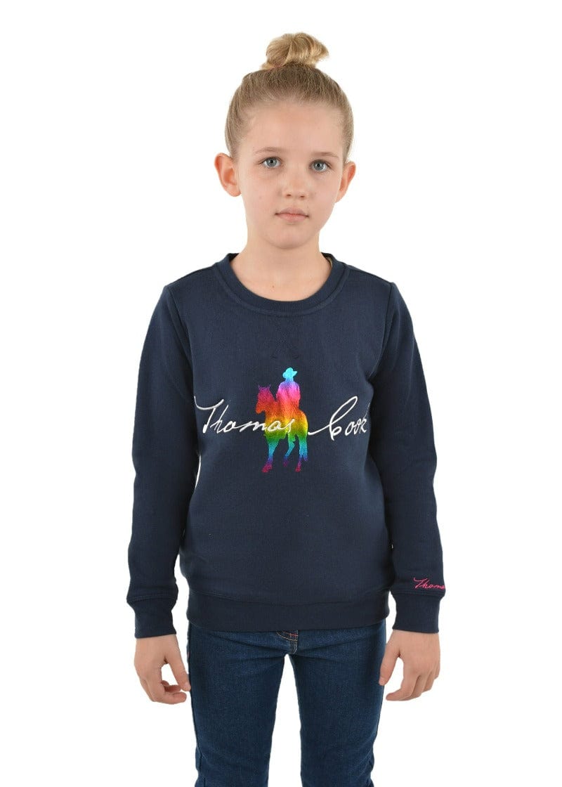 Thomas Cook Kids Jumpers, Jackets & Vests 2 / Navy Thomas Cook Sweater Girls Classic Horseman (T3W5532086)