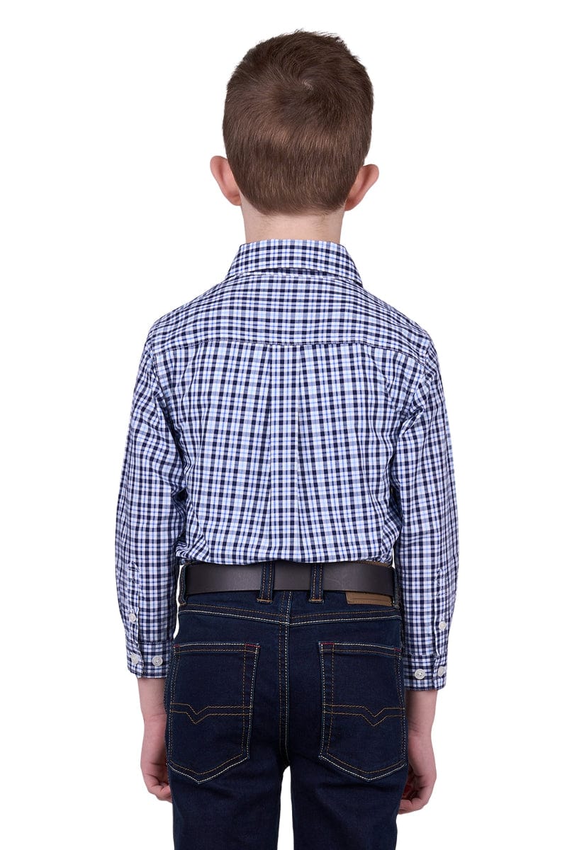 Thomas Cook Kids Shirts Hard Slog Boys Shirt Coney Half Button