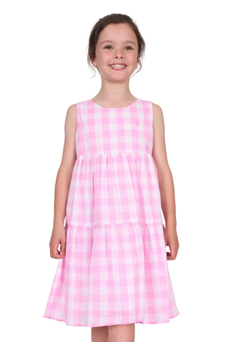 Thomas Cook Kids Shorts- Skirts - Dresses 04 / Pink/White Thomas Cook Dress Girls Amity