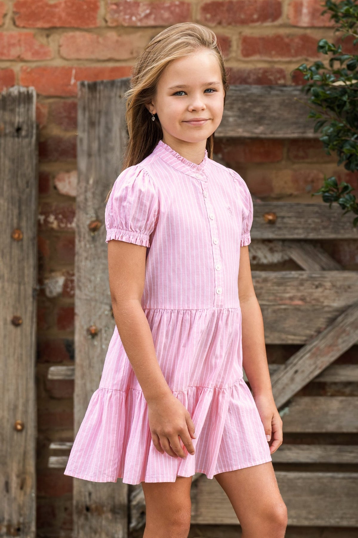Thomas Cook Kids Shorts- Skirts - Dresses 04 / Rose Pink/White Thomas Cook Dress Girls Myolie