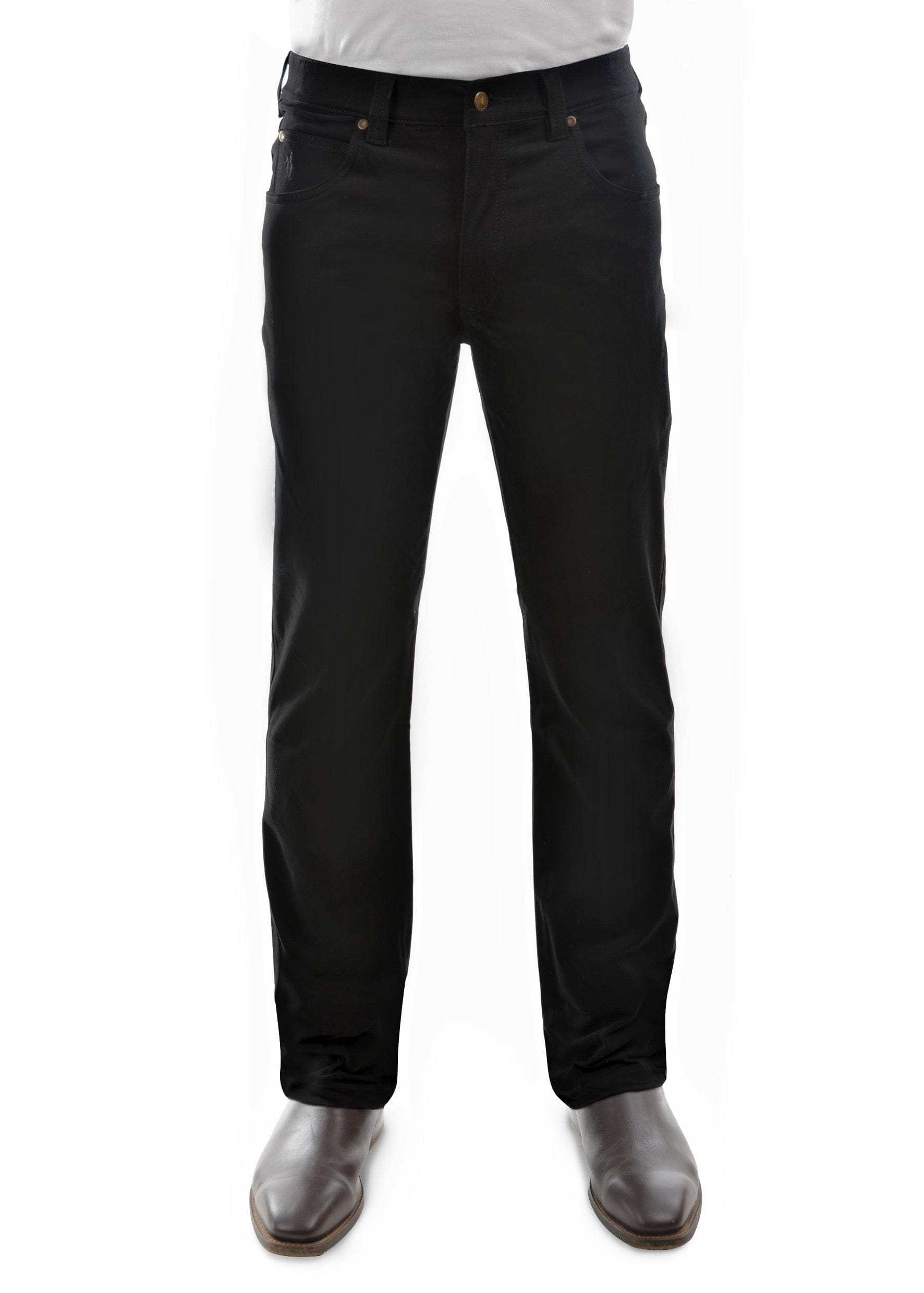 Thomas Cook Mens Jeans Thomas Cook Mens Stretch Comfort Waist Moleskins Greystone (TCP1237007)