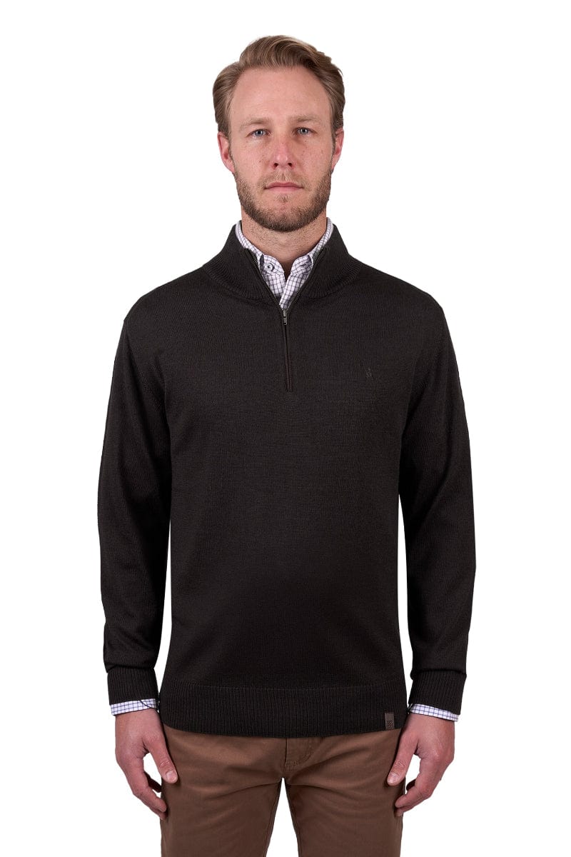 Thomas Cook Mens Jumpers, Jackets & Vests Thomas Cook Jumper Mens Daniel 1/4 Zip