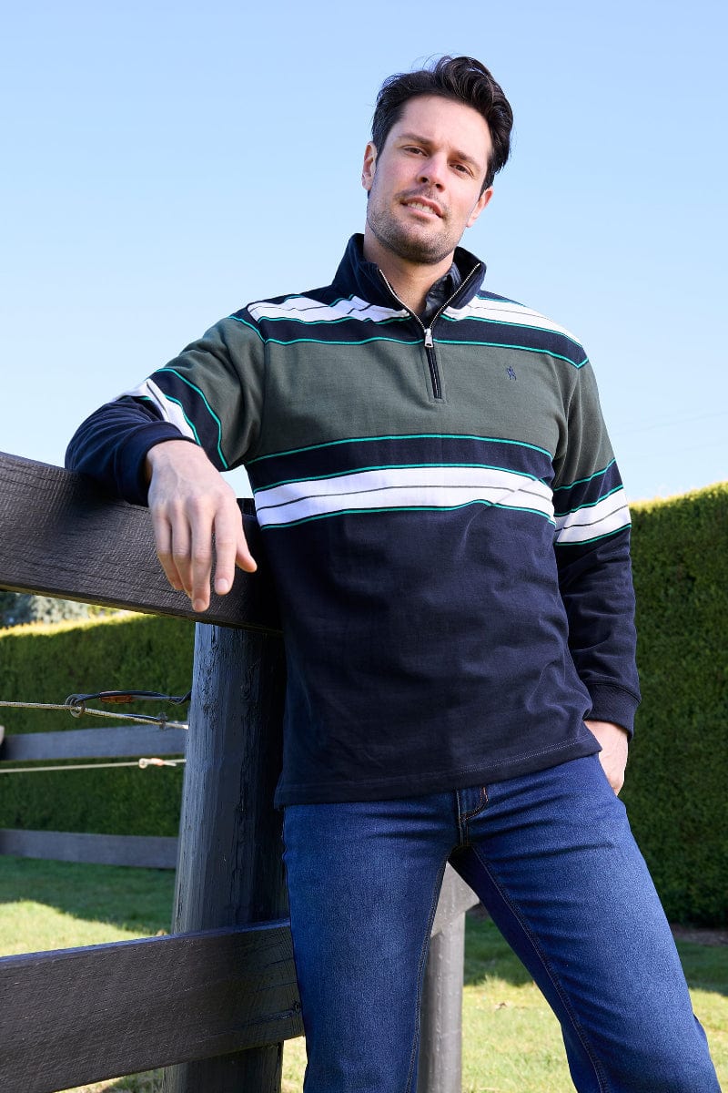 Thomas Cook Mens Jumpers, Jackets & Vests Thomas Cook Jumper Mens Lucas 1/4 Zip