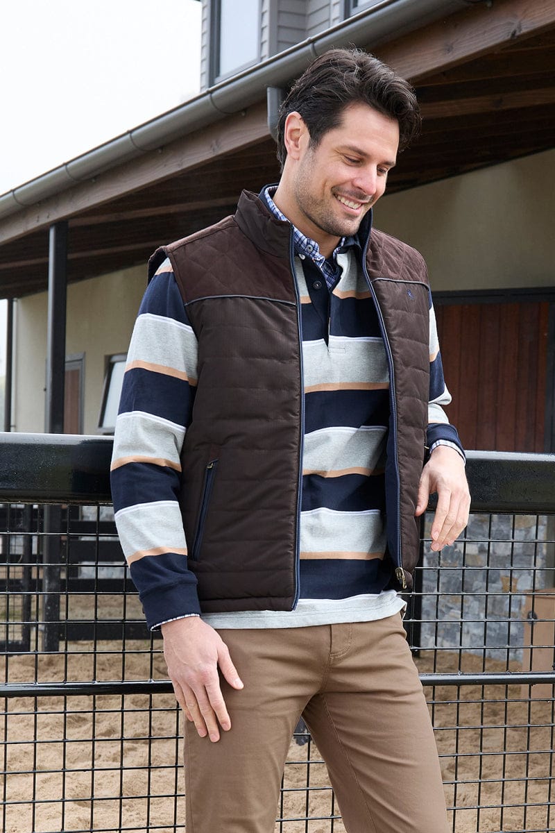 Thomas Cook Mens Jumpers, Jackets & Vests Thomas Cook Vest Mens Nathan Reversible