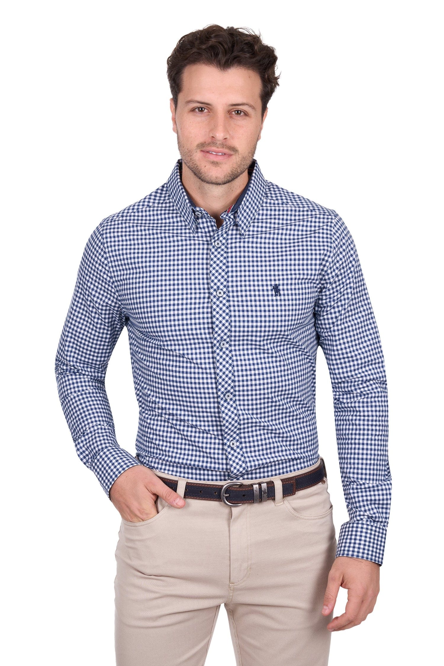 Thomas Cook Mens Shirts S / Navy/White Thomas Cook Shirt Mens Anthony Tailored
