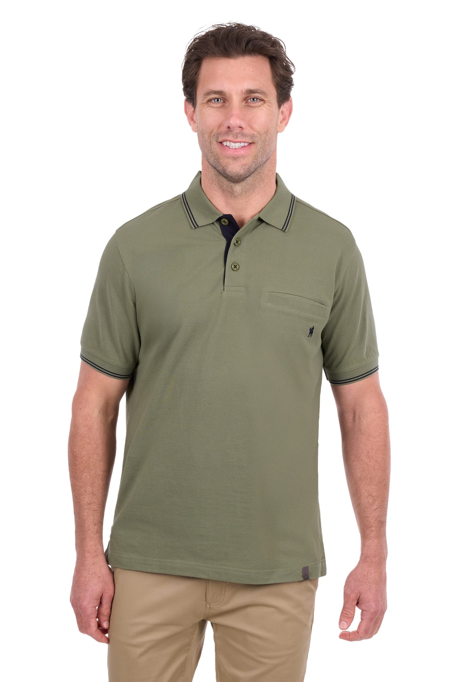 Thomas Cook Mens Shirts S / Olive Thomas Cook Polo Mens Henry Tailored