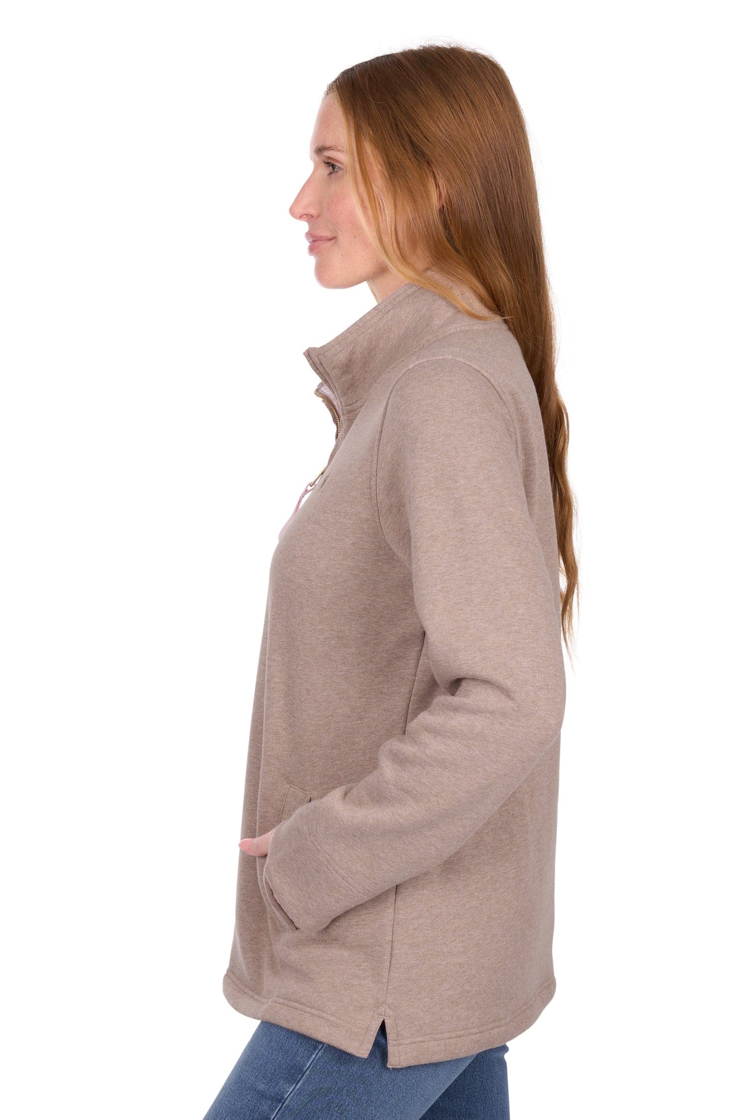 Thomas Cook Womens Jumpers- Jackets - Vests Thomas Cook Jumper Womens Rugby Lydia 1/4 Zip