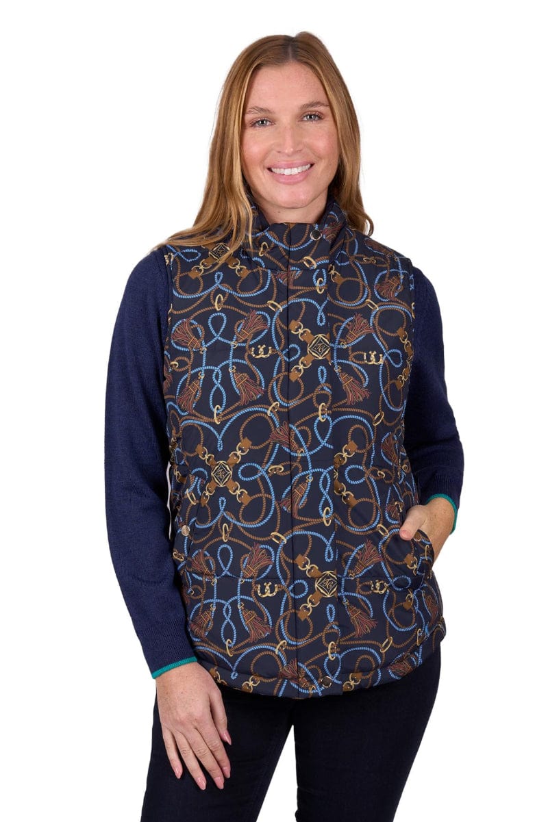 Thomas Cook Womens Jumpers, Jackets & Vests XS / Navy Thomas Cook Vest Womens Reversible Navy