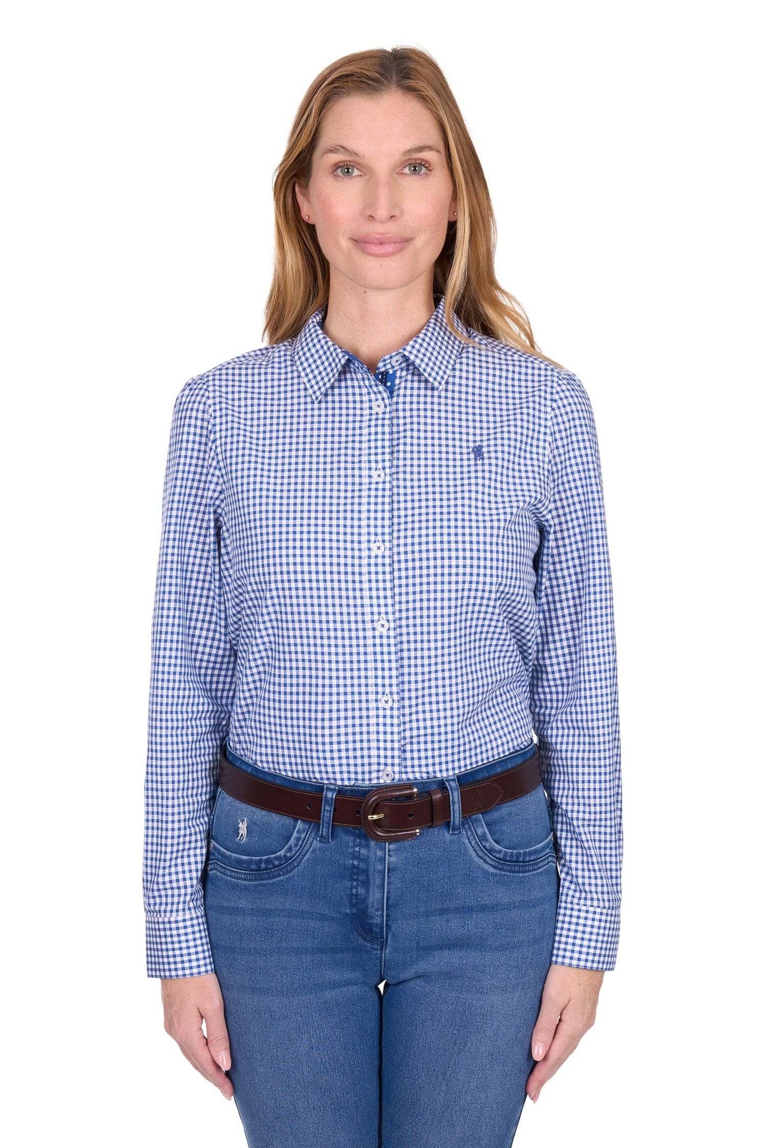 Thomas Cook Womens Shirts 08 / Blue/White Thomas Cook Shirt Womens Nora