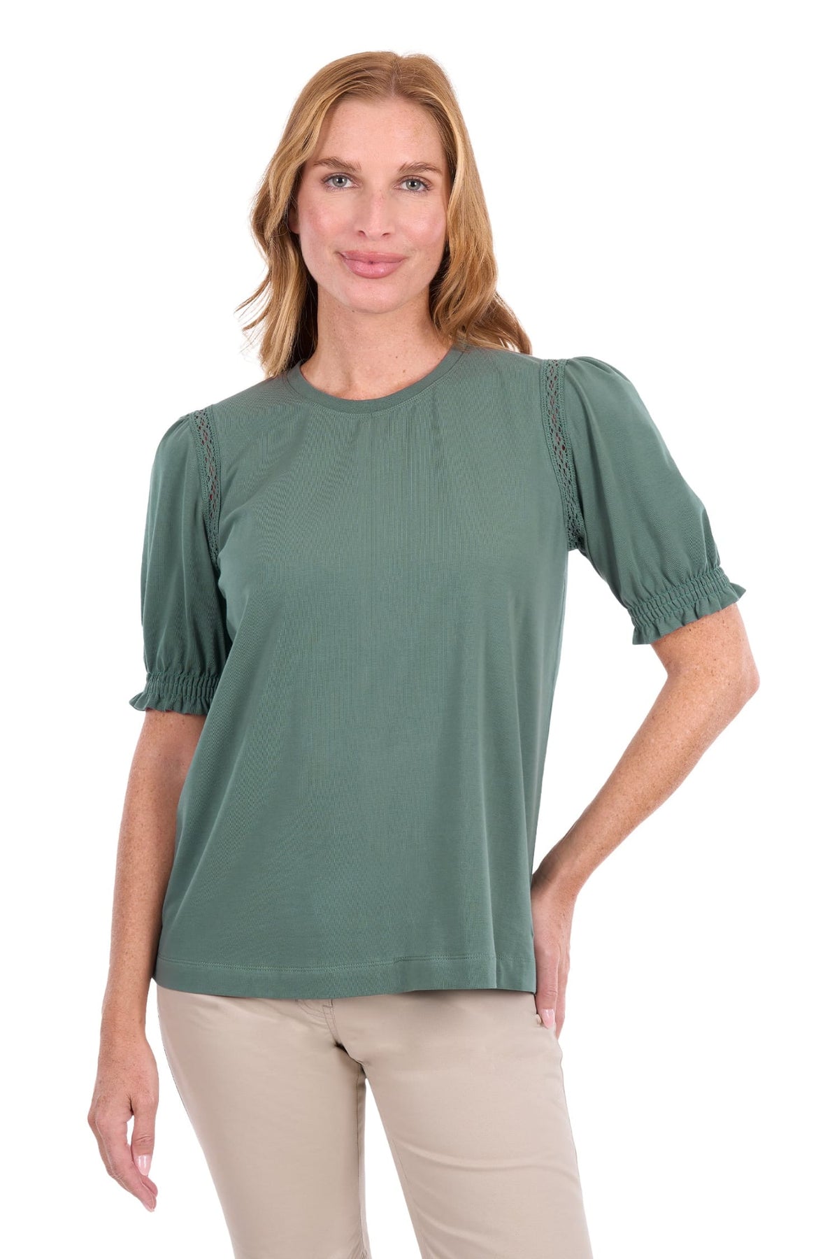 Thomas Cook Womens Shirts 10 / Khaki Thomas Cook Tee Womens Stella