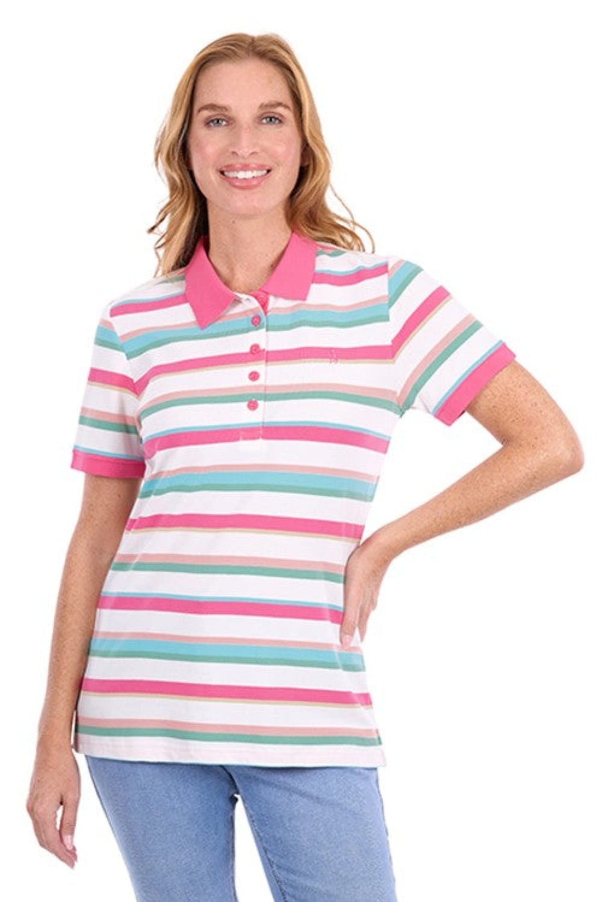 Thomas Cook Womens Shirts 10 / Multi Thomas Cook Polo Womens Chiara