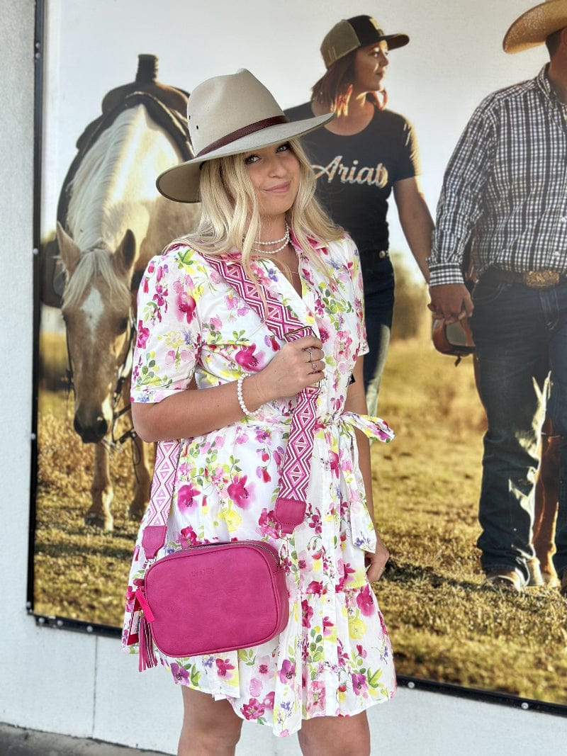 Thomas Cook Womens Shorts- Skirts - Dresses 10 / Pink/Multi Thomas Cook Dress Womens Flora