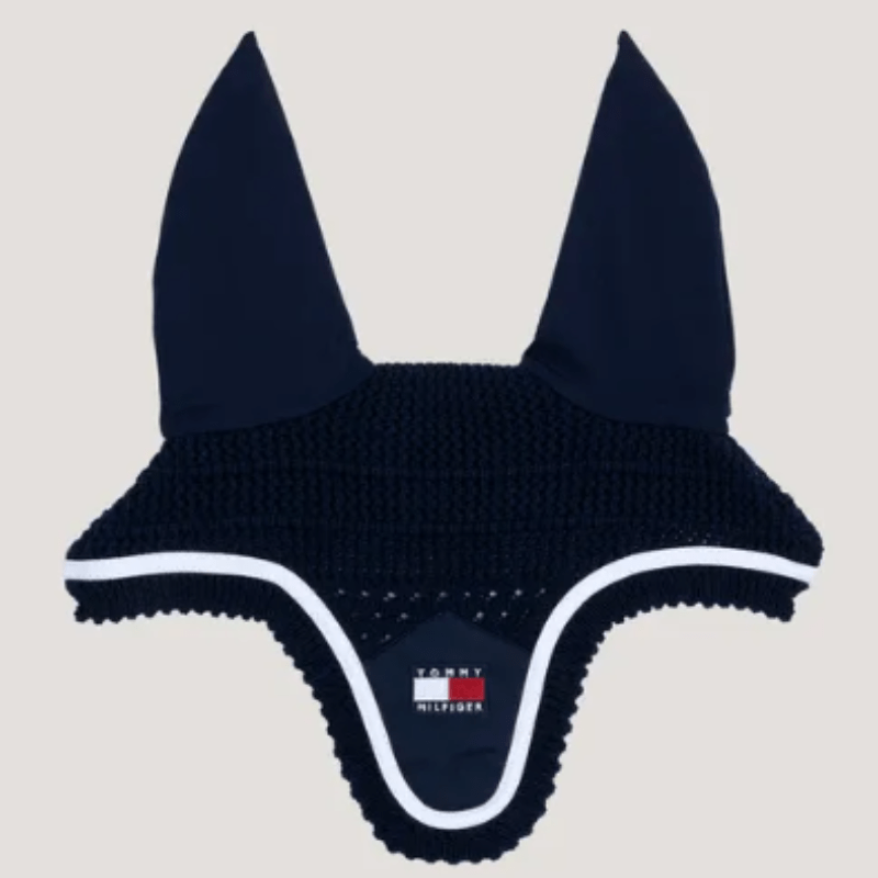 Tommy Hilfiger Fly Masks & Bonnets Full / Desert Sky Tommy Hilfiger Ear Bonnet Oxford