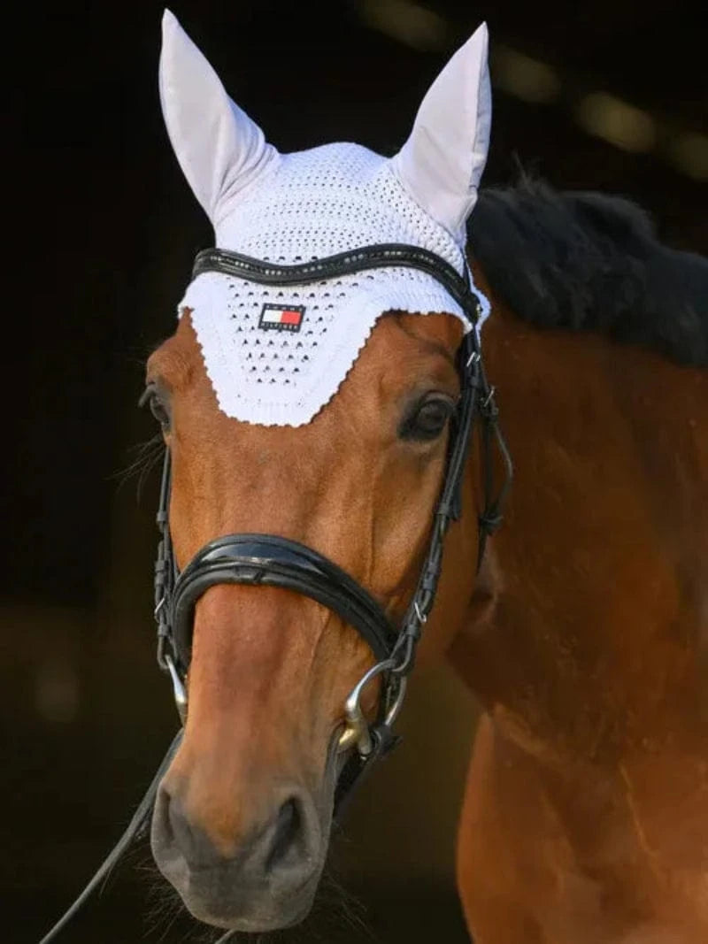 Tommy Hilfiger Fly Masks & Bonnets ONE SIZE / Optic White Tommy Hilfiger Ear Bonnet Lexington