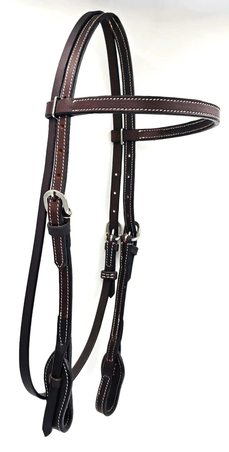 Top Rail Equine Bridles Toprail Equine Latigo Leather Bridle w/ quick change