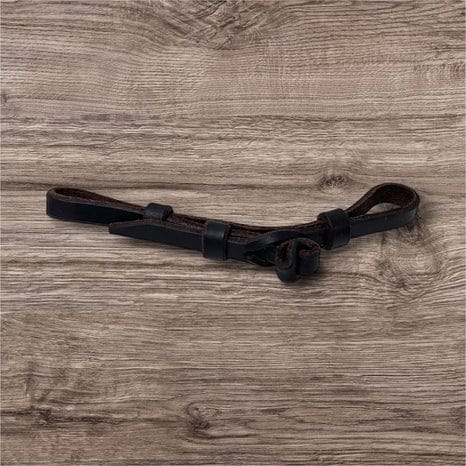 Toprail Equine Bits Chestnut Toprail Equine Curb Strap Hermann Oak Leather with Brass Keepers