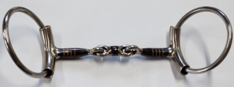 Toprail Equine Bits Cob/12.5cm Toprail Equine Loose Ring Tube Elliptical Snaffle