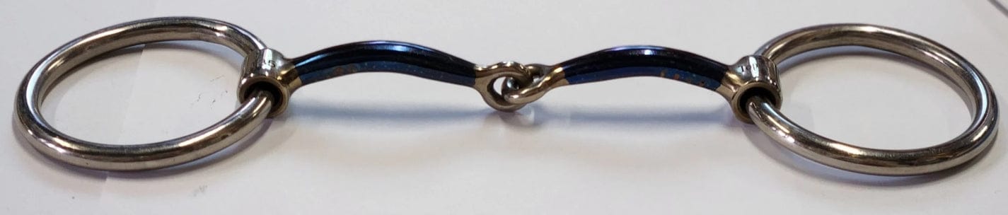 Toprail Equine Bits Full/13.5cm Toprail Equine Bit Weighted Loose Ring with Copper Inlay 12mm