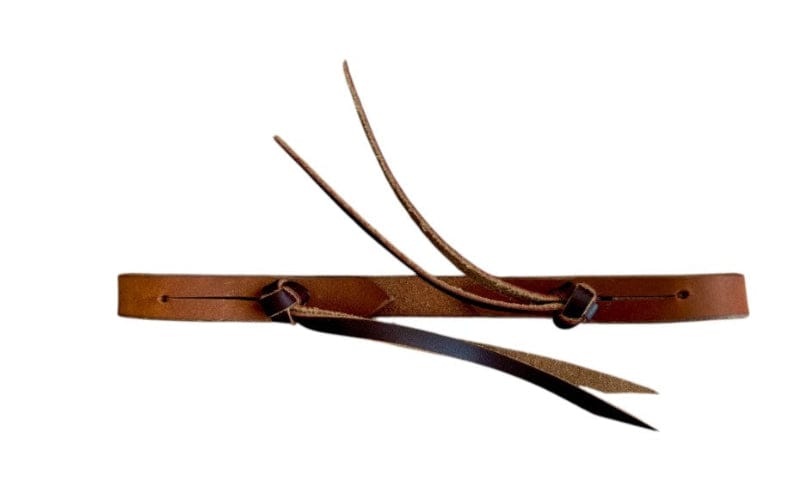 Toprail Equine Bits Toprail Equine Curb Strap Pineapple Knot Leather