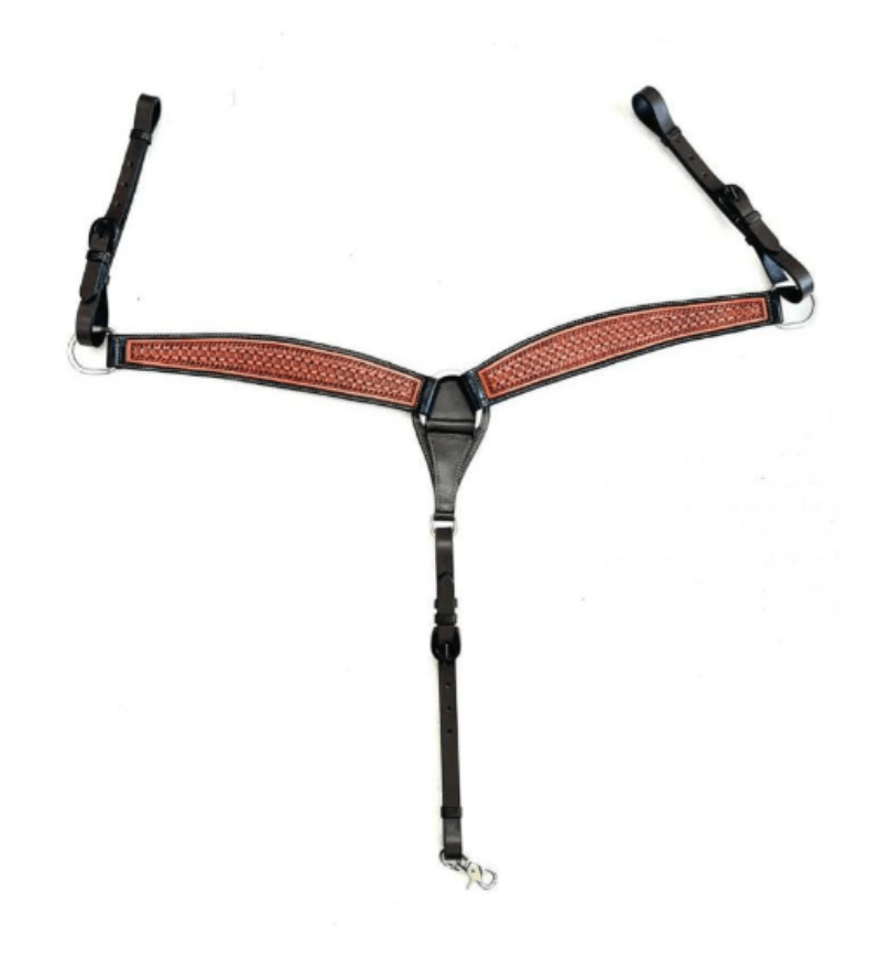 Toprail Equine Breastplates & Martingales Toprail Equine Breast Collar Virginian