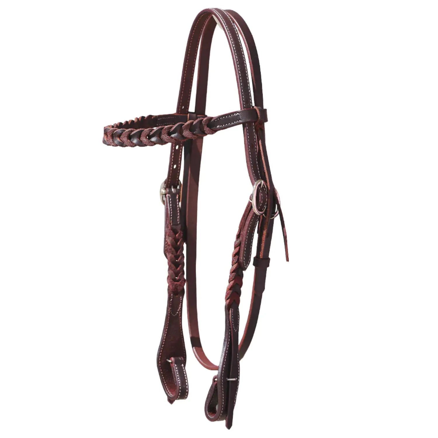 Toprail Equine Bridles Cob/Full Toprail Equine Bridle Wyoming Fishplait