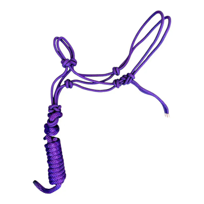 Toprail Equine Halters Purple Toprail Equine Halter & Lead Set Knotted