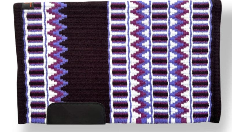 Toprail Equine Saddle Pads Western 34x32in / Violet Toprail Equine Saddle Pad Wool Show