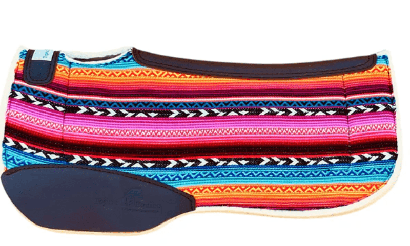 Toprail Equine Saddle Pads Western Toprail Equine Saddle Pad Happy Kid