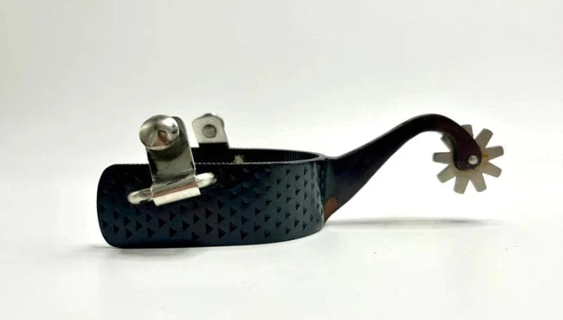 Toprail Equine Spurs Toprail Equine Spurs Black Opal Rasp