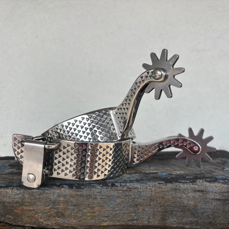 Toprail Equine Spurs Toprail Equine Spurs Kalgoorie Silver City Handmade Rasp