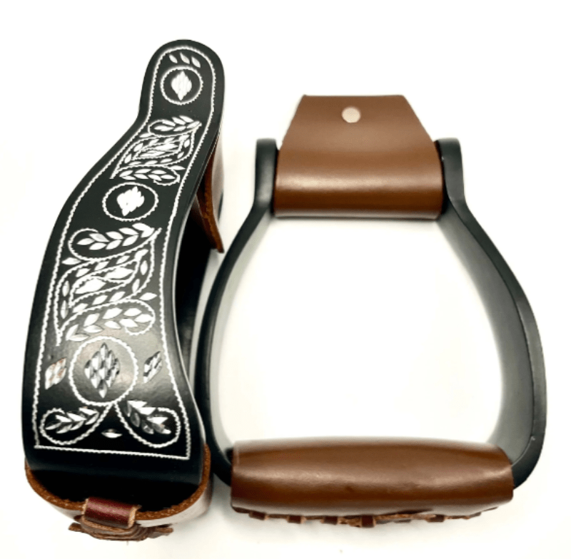 Toprail Equine Stirrups Toprail Equine Oxbows Rhinestone