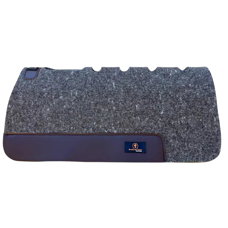 Toprail Saddle Pads Western Grey Toprail Equine The Bandy Drover Saddle Pad