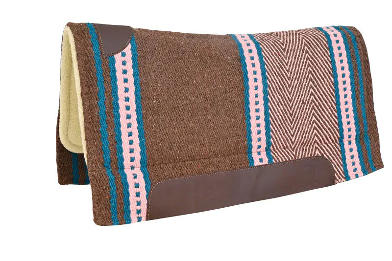 Toprail Saddle Pads Western Toprail Western Show Contoured Saddle Pad Toprail Felt BASE (SLC-PAD-623-FT)